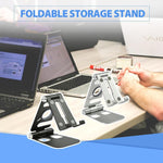 Load image into Gallery viewer, Foldable Storage Stand For Phone, Tablet
