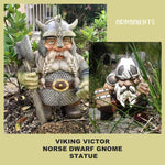 Load image into Gallery viewer, Viking Victor Norse Dwarf Gnome Statue
