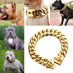 Load image into Gallery viewer, Stainless Steel Dog Chain Collar
