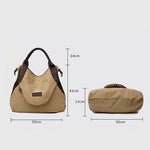 Load image into Gallery viewer, Women Large Capacity Pocket Casual Tote Handbag
