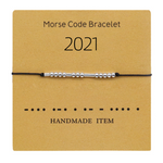 Load image into Gallery viewer, Morse Code Couple Bracelet
