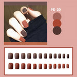 Load image into Gallery viewer, Full Cover Fake Nail Tips (24 PCs)
