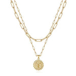 Load image into Gallery viewer, Gold Initial Necklaces for Women
