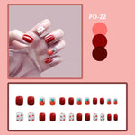 Load image into Gallery viewer, Full Cover Fake Nail Tips (24 PCs)
