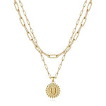 Load image into Gallery viewer, Gold Initial Necklaces for Women
