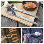 Load image into Gallery viewer, Hirundo® Titanium Outdoor Cooking Multi-Function Tool
