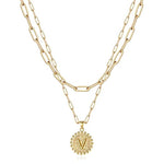 Load image into Gallery viewer, Gold Initial Necklaces for Women
