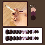 Load image into Gallery viewer, Full Cover Fake Nail Tips (24 PCs)
