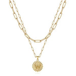 Load image into Gallery viewer, Gold Initial Necklaces for Women
