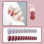 Load image into Gallery viewer, Full Cover Fake Nail Tips (24 PCs)
