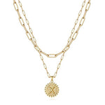 Load image into Gallery viewer, Gold Initial Necklaces for Women
