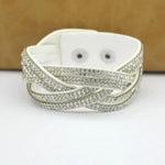 Load image into Gallery viewer, Women High Quality Rhinestone Wrap Charm Crystal Bracelet
