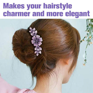 Crystal Decor Hair Side Comb