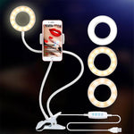 Load image into Gallery viewer, Professional Portable LED Light with Cell Phone Holder
