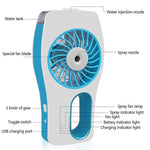 Load image into Gallery viewer, Mini Handheld Water Spray Fan
