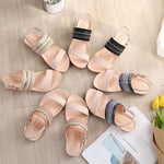 Load image into Gallery viewer, Summer Roman Flat Sandals
