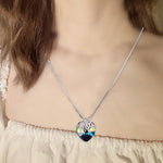 Load image into Gallery viewer, Rainbow Heart Necklace
