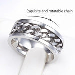 Load image into Gallery viewer, Titanium Steel Rotatable Chain Ring
