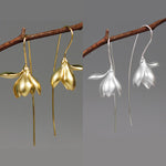 Load image into Gallery viewer, Simulation Magnolia Earrings
