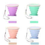Load image into Gallery viewer, Silicone Folding Water Cups with Lids
