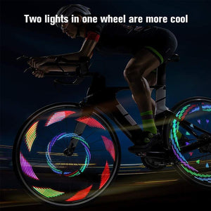 Bicycle waterproof warning light