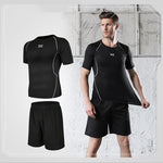 Load image into Gallery viewer, Men tight-fitting short-sleeved sportswear
