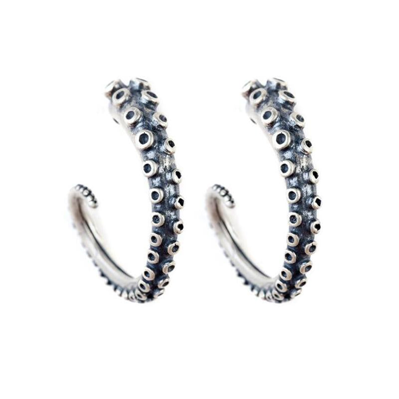 Octopus Hoop Earrings