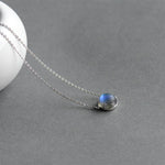 Load image into Gallery viewer, Aurore Borealis Silver Necklace
