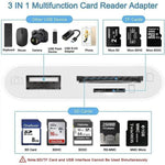 Load image into Gallery viewer, 3-in-1 SD TF USB Card Reader OTG Adapter
