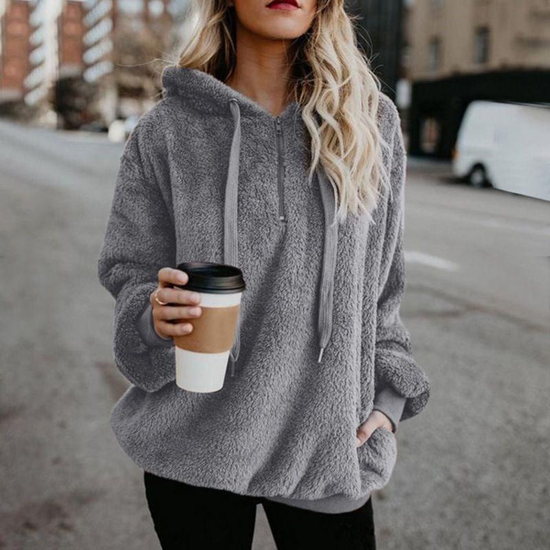 Ladies Hooded Sweatshirt Long Sleeves