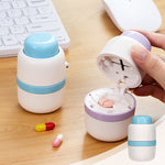 Load image into Gallery viewer, 2 In 1 Portable Pill Cutter Storage Container
