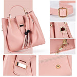 Load image into Gallery viewer, Ladies Fashion Purses and Handbags 3 PCS Sets
