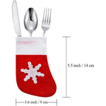 Load image into Gallery viewer, Mini Christmas Stockings Knife Spoon Fork Bag
