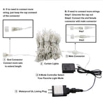 Load image into Gallery viewer, Twinkle Star 300 LED Window Curtain String Light
