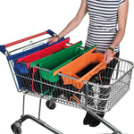 Load image into Gallery viewer, 4 in 1 reusable shopping cart bags
