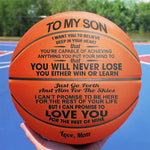 Load image into Gallery viewer, Mom to Son - You Will Never Lose - Basketball
