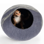 Load image into Gallery viewer, Handcrafted Cat Cave Bed
