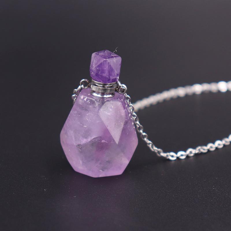 Crystal Perfume Diffuser Necklace