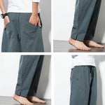 Load image into Gallery viewer, Men&#39;s Summer Casual Cotton Baggy Harem Pants
