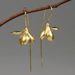 Load image into Gallery viewer, Simulation Magnolia Earrings
