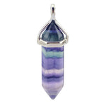 Load image into Gallery viewer, Rainbow Fluorite Pendant Necklace
