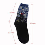 Load image into Gallery viewer, Classic Art Patterned Mid Socks
