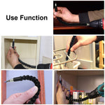 Load image into Gallery viewer, DOMOM Flexible Drill Bit Extension with Screw Drill Bit Holder
