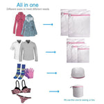 Load image into Gallery viewer, Wash Bags Set of 7 Mesh Lingerie Laundry Bags with Zipper
