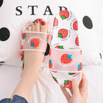 Load image into Gallery viewer, Transparent Fruits Pattern Flat Sandals
