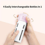 Load image into Gallery viewer, 4-in-1 Lotion Shampoo Gel Travel Dispenser
