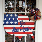 Load image into Gallery viewer, America Flag Decorative Board
