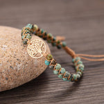 Load image into Gallery viewer, Handmade Natural Stone Boho Bracelet
