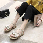 Load image into Gallery viewer, New Women&#39;s Sandals With Bohemian Flowers
