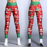 Load image into Gallery viewer, Christmas striped print pants
